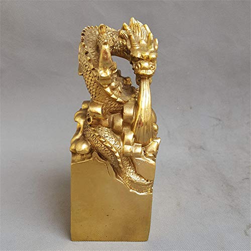 Sculptures statues décor pur cuivre dragon ornements feng shui pour maison moderne