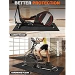 WERCHO Treadmill Mat,70"x32",6mm Thickness Foldable Exercise Equipment Mat for Carpet Hardwood Floors, Compatible with Walking Pad,Spin Bike,Elliptical Trainer,Rowing Machine - Image 5
