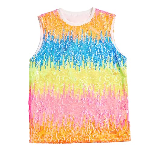 Débardeur à paillettes homme idéal pour briller en festival et concert branché