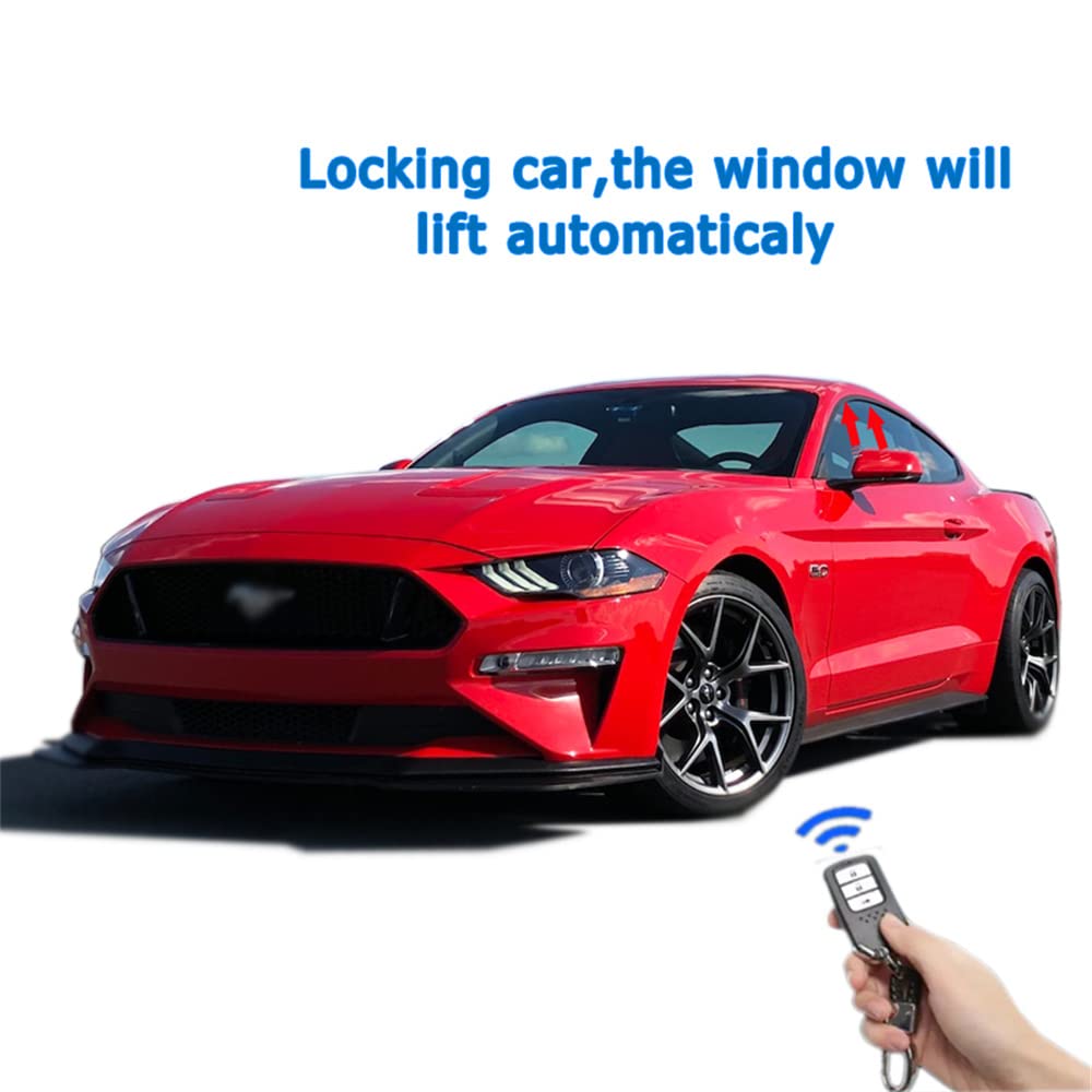 Intelligentes Auto-Fenster, automatisches Schließen und Seitenspiegel-Ordner, entfaltetes Kit, Modulsystem, Gerät passt für Mustang GT 2015–2019
