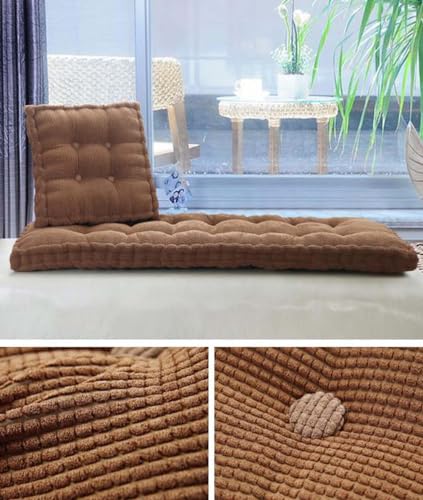 Gruba poduszka na ławkę, na okna wykuszowe i do jadalni, na zewnątrz / wewnątrz, poduszki na sofę, 2-, 3-, 4-osobowa, na patio, meble, 80 x 40 cm, ciemnoróżowa