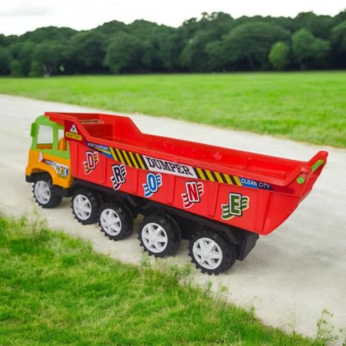 Image of Stylbase Dumper Truck Toy for Kids | Pull Back Friction Powered Baby Toy Car with Wheels | Durable Vehicle Toys for Boys | Birthday Gift for Kids 2-5 Years | Toys for 4+ Year Boy (Color Vary)