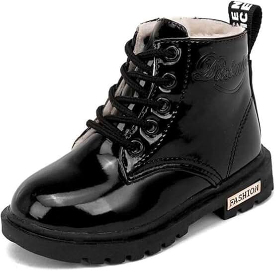 Patent Leather Boots for Little Girls