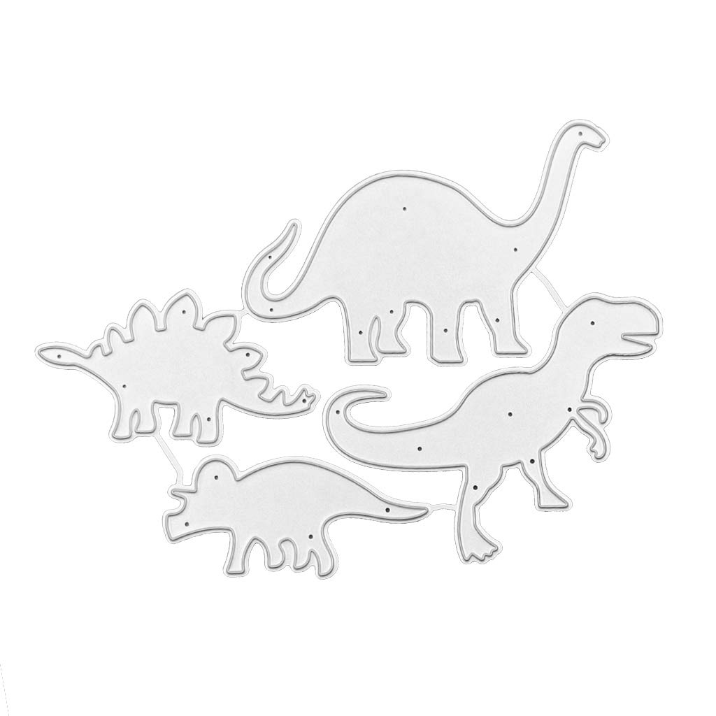 Kalttoy Dinosaur Metal Cutting Dies Stencil Scrapbooking Album Stamp Paper Card Embo Die Cuts for Card Making