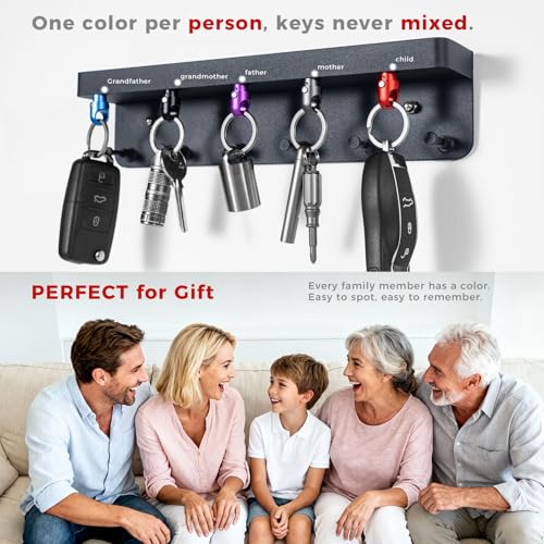 Image of FEGVE Strong Magnet Quick Release Keychain Connector | Anti-fall,Double-Pin Lock Mechanism,360 Rotatable,One-handed Operation