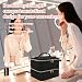 ADERTOS Organizador Esmaltes Uñas y Lampara Bolsa Maquillaje Grande Doble Capa Estuche Organizador Esmaltes 30 Botellas Estuche Organizador Maquillaje con Compartimientos y Asa para Mujeres Niñas Imagen de ADERTOS Organizador Esmaltes Uñas y Lampara Bolsa Maquillaje Grande Doble Capa Estuche Organizador Esmaltes 30 Botellas Estuche Organizador Maquillaje con Compartimientos y Asa para Mujeres Niñas
