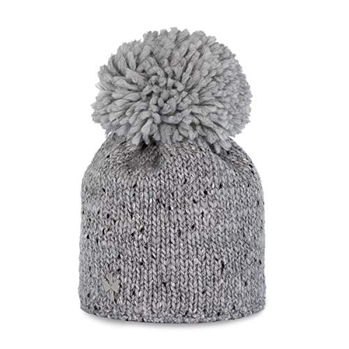 Pipolaki Ortona - Gorro con pompón, color gris gris Talla única
