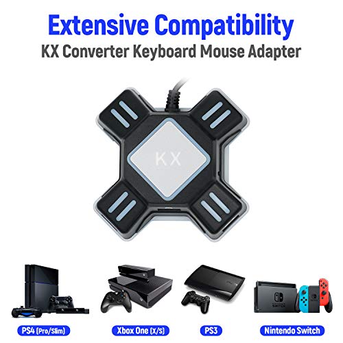 Mcbazel Kx Keyboard & Mouse Converter Adapter For N-Switch/Xbox One/Ps4/Ps3 #TOP6