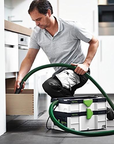Person using Festool CTL SYS Dust Extractor for small area cleaning