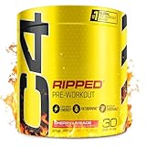 C4 Ripped Pre Workout Powder Cherry Limeade | Creatine Free + Sugar Free Preworkout Energy Supplement for Men & Women | 150mg Caffeine + Beta Alanine + Weight Loss | 30 Servings