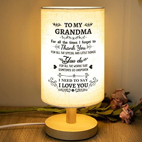 PRSTENLY Mum Birthday Gifts, Personalised Bedside Lamp with Warm Saying, Gifts for Mum on Her Birthday Christmas Anniversary Mothers Day, Mummy Presents from Daughter Son, 12*31CM