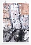 Je Vous Souhaite ce Que l'image Moderne Abstraite du Sinus Art – Images, Posters et Impressions artistiques, Toile tendue sur châssis - 60 x 90 cm, LEINWANDBILD gespannt 90x60cm