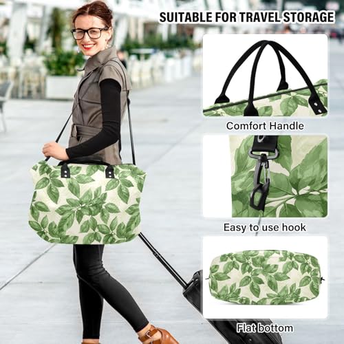 Vivid Leaves Duffel Bag for Travel Gym Sport, Weekender Travel Bags Carry on Overnight Bag4