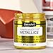 DecoArt Americana Decor Metallics Paint – 24K Gold, 3 Pack (8 fl oz) – DIY Metallic Paints for Canvas, Wood & Craft Projects