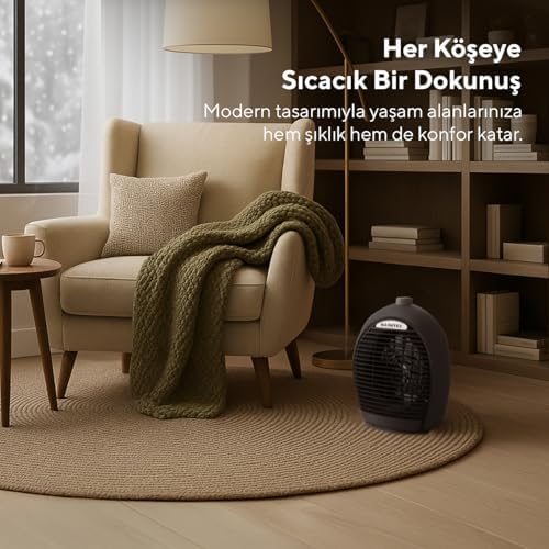 Kumtel LX-6331 Füme 2000 W Fanlı Isıtıcı - Görsel 5