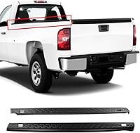 PIT66 Bed Rail Caps Protector for Chevy Silverado 2007-2014 6'6" Bed - Scratch-Resistant Tailgate Molding Cover, 2PCS