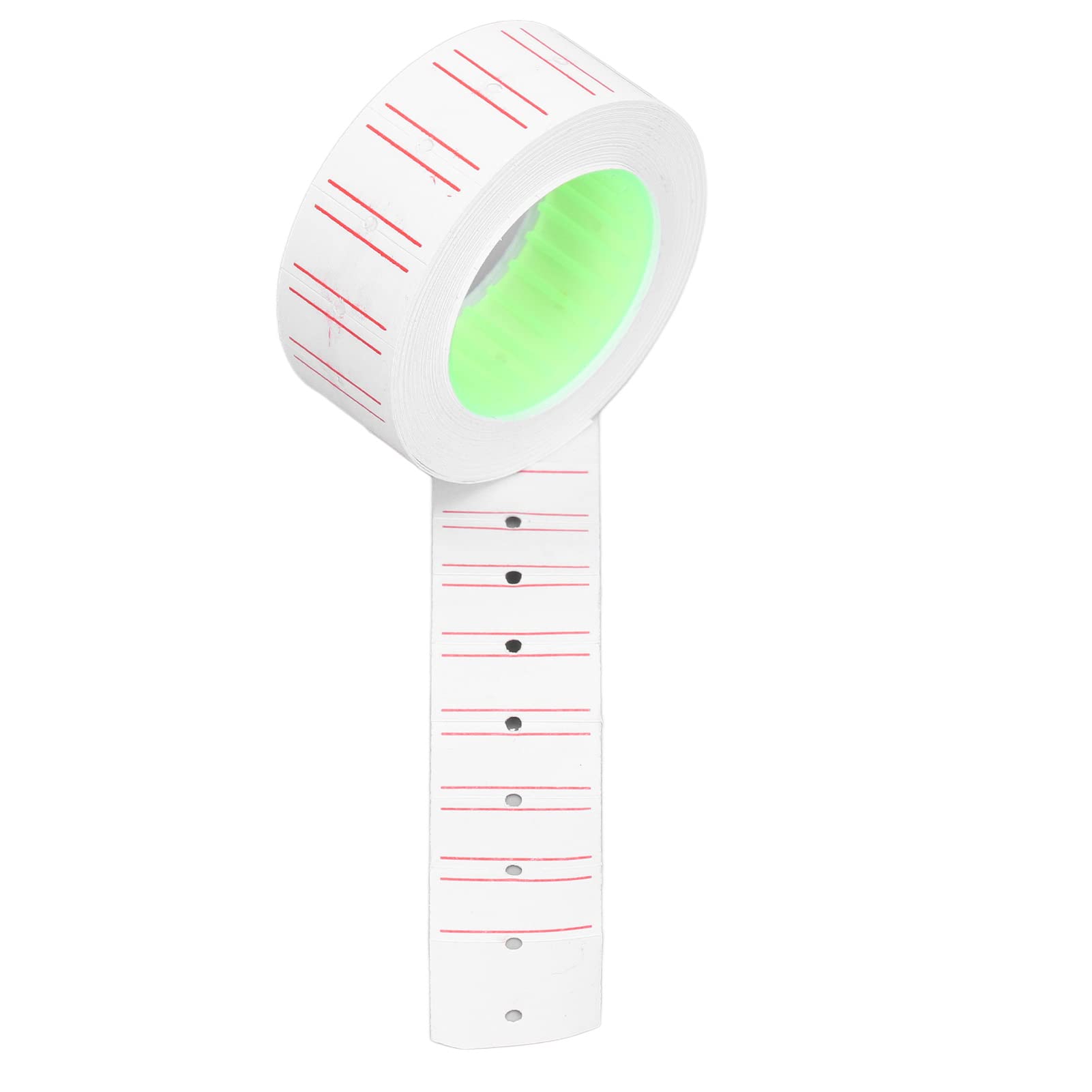 15000 étiquettes autocollants de prix, papier d'étiquettes de machine de prix, 30 rouleaux de papier d'étiquette à une rangée pour étiqueteuse de pistolet MX5500 21x12mm