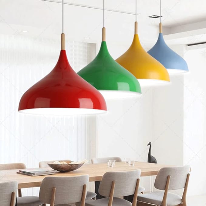 CHUNGYANG Minimalistische LED-hanglamp In Kleur Kroonluchter Van Geborsteld Nikkel In Keukeneiland. binnen Hangende Enkele E26 Schroef Droplight Armatuur, voor Hal, Woonkamer, Slaapkamer photo 2