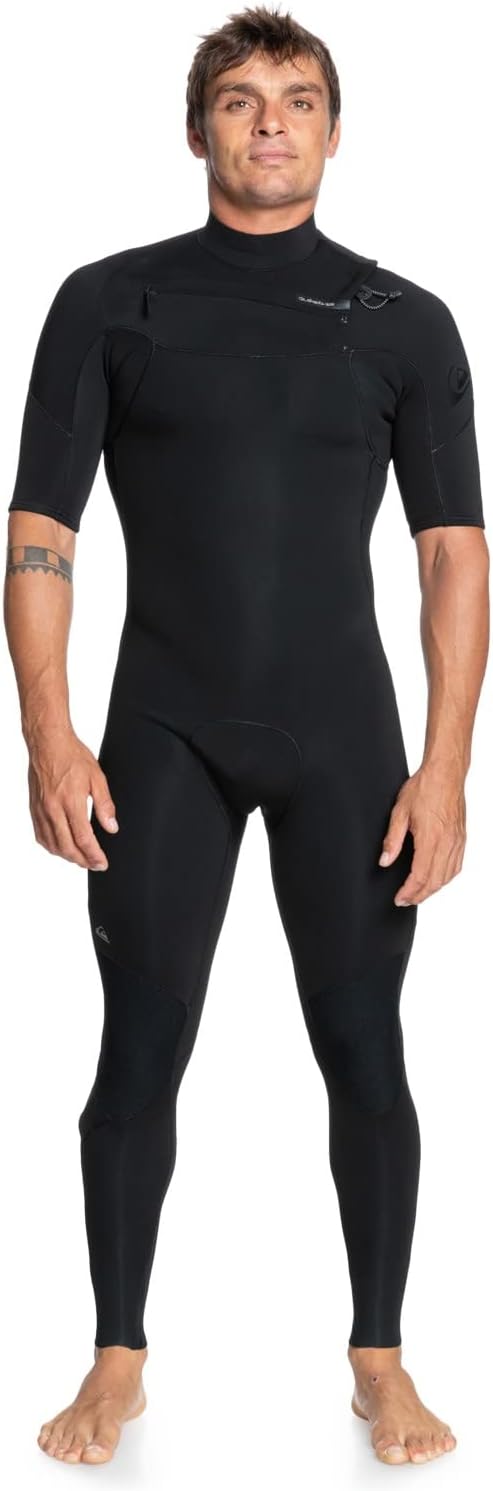 Quiksilver Mens 2/2 Sessions Short Sleeve Chest Zip Springsuit