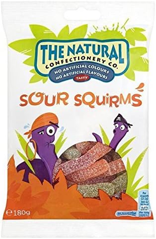The Natural Confectionery Co. Sour Squirms - 180g