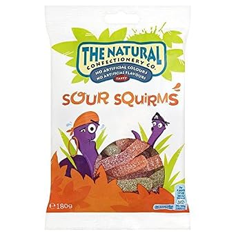 The Natural Confectionery Co. Sour Squirms - 180g