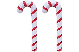 Inflatable Candy Canes for Christmas Decoration