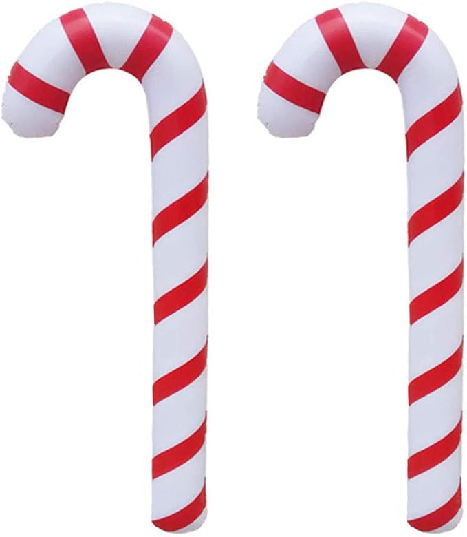 Soochat Inflatable Candy Canes for Christmas Decorations