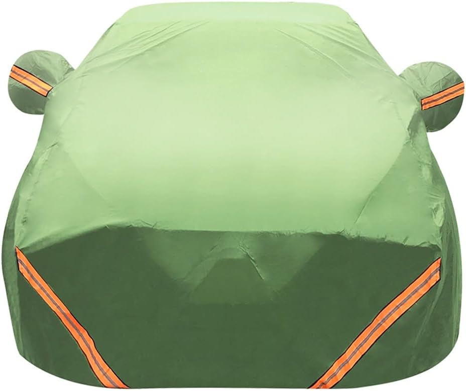 Full Car Cover For Mazda RX-4 RX-5 RX-7 RX-8,Outdoor Car Cover Waterproof Sun Protection Wind Snow Dust Scratch-proof Car Tarpaulin (Color : Green, Size : RX-5)
