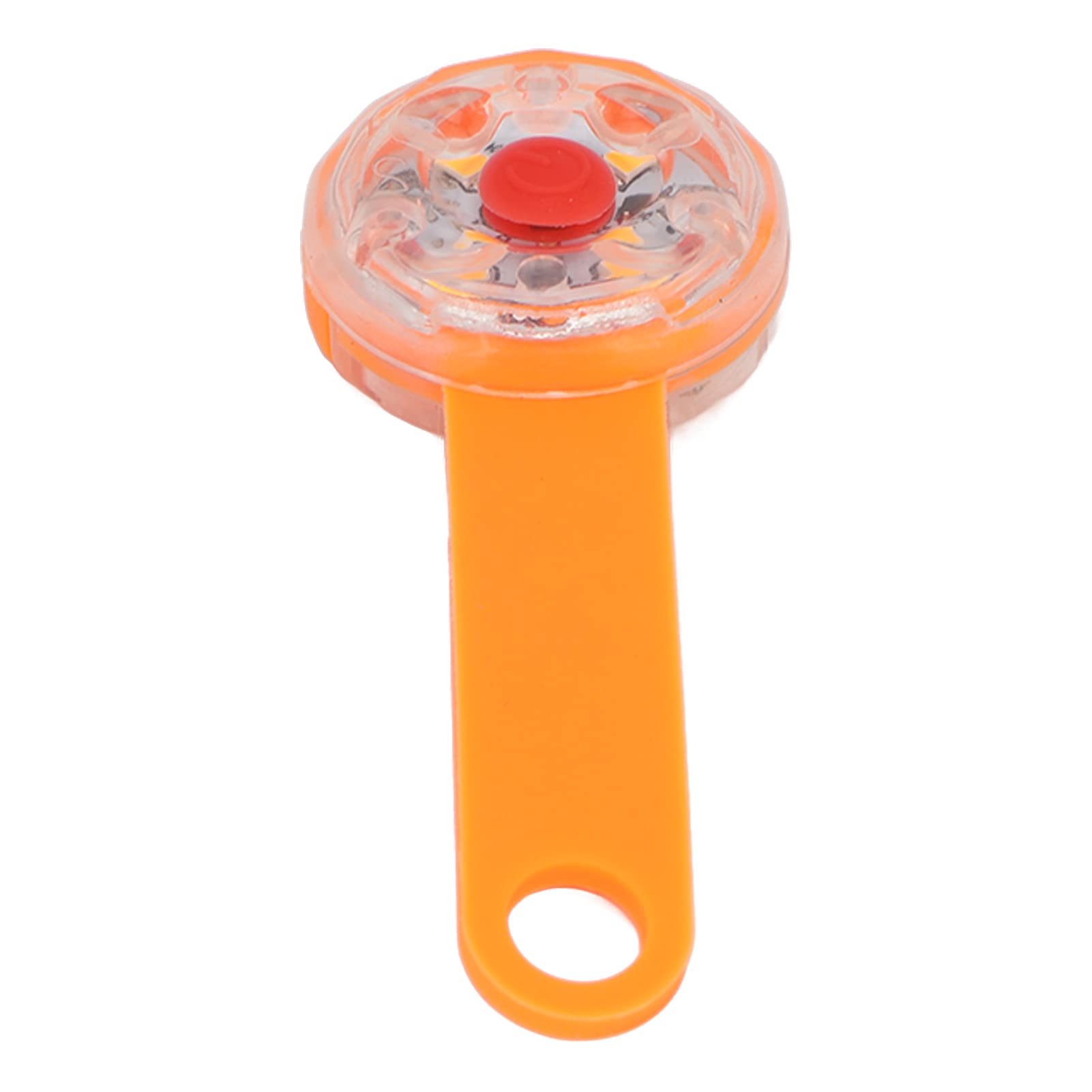 Luce a LED per cani, ricaricabile tramite USB, impermeabile IPX7, con 3 modalità di illuminazione, per collare, borsa, bici e animali domestici. (Arancia)