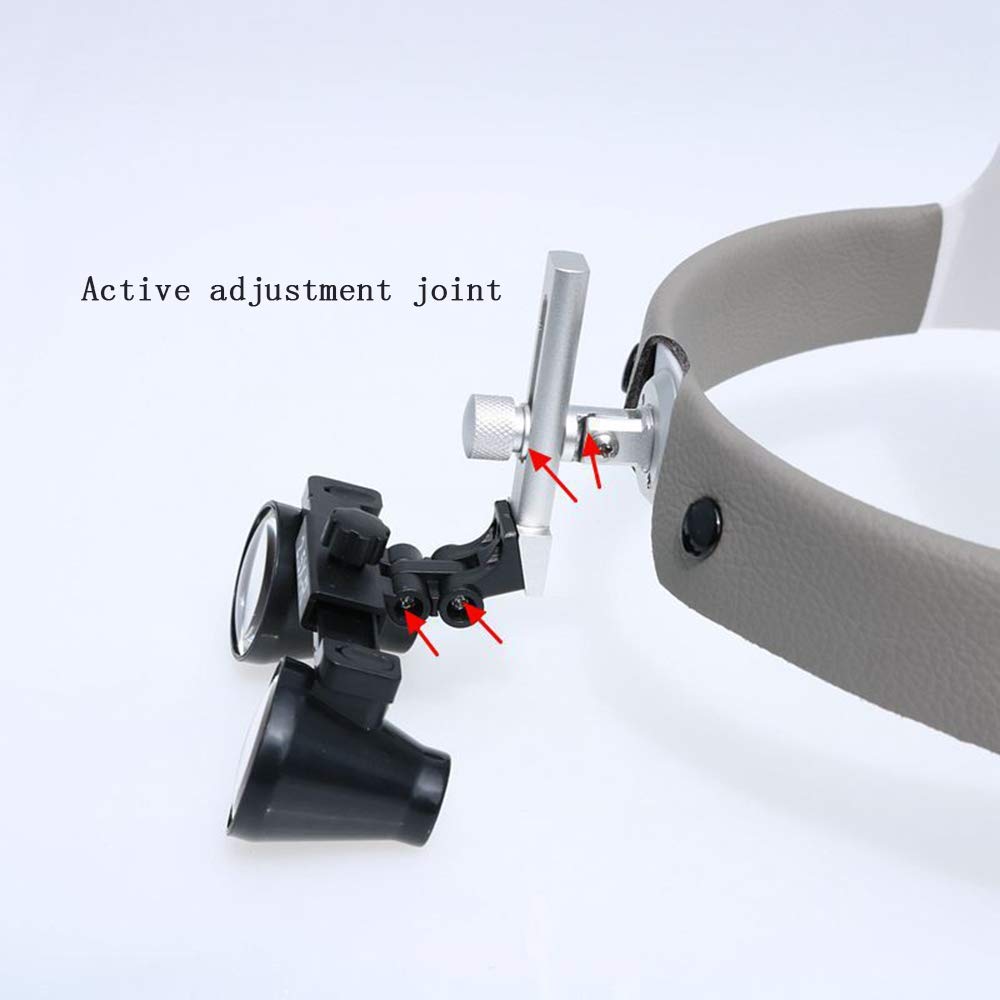 Lente d'ingrandimento Lente d'ingrandimento 2.5X Cavità orale Ry Binoculare Fascia Loupes Professione Lente d'ingrandimento Angolo regolabile