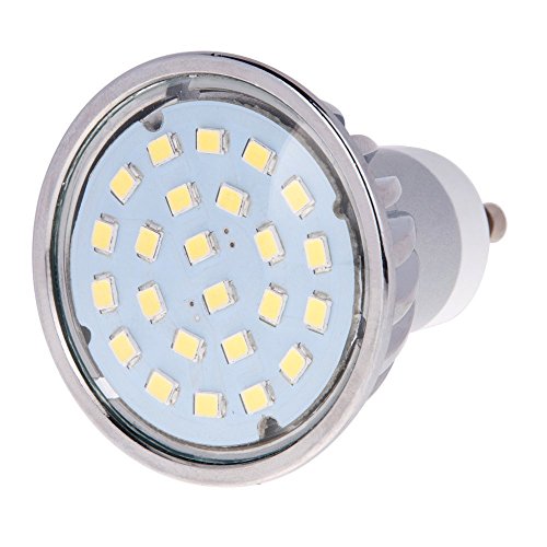 Hero-Led Gu10-24S-Dw Mr16 Gu10 Led 120V Halogen Replacement Bulb, 120 Degree Wide Beam Floodlight, 4.8W, 50W Equivalent, Daylight White 5000K, 5-Pack(Not Dimmable) #TOP2
