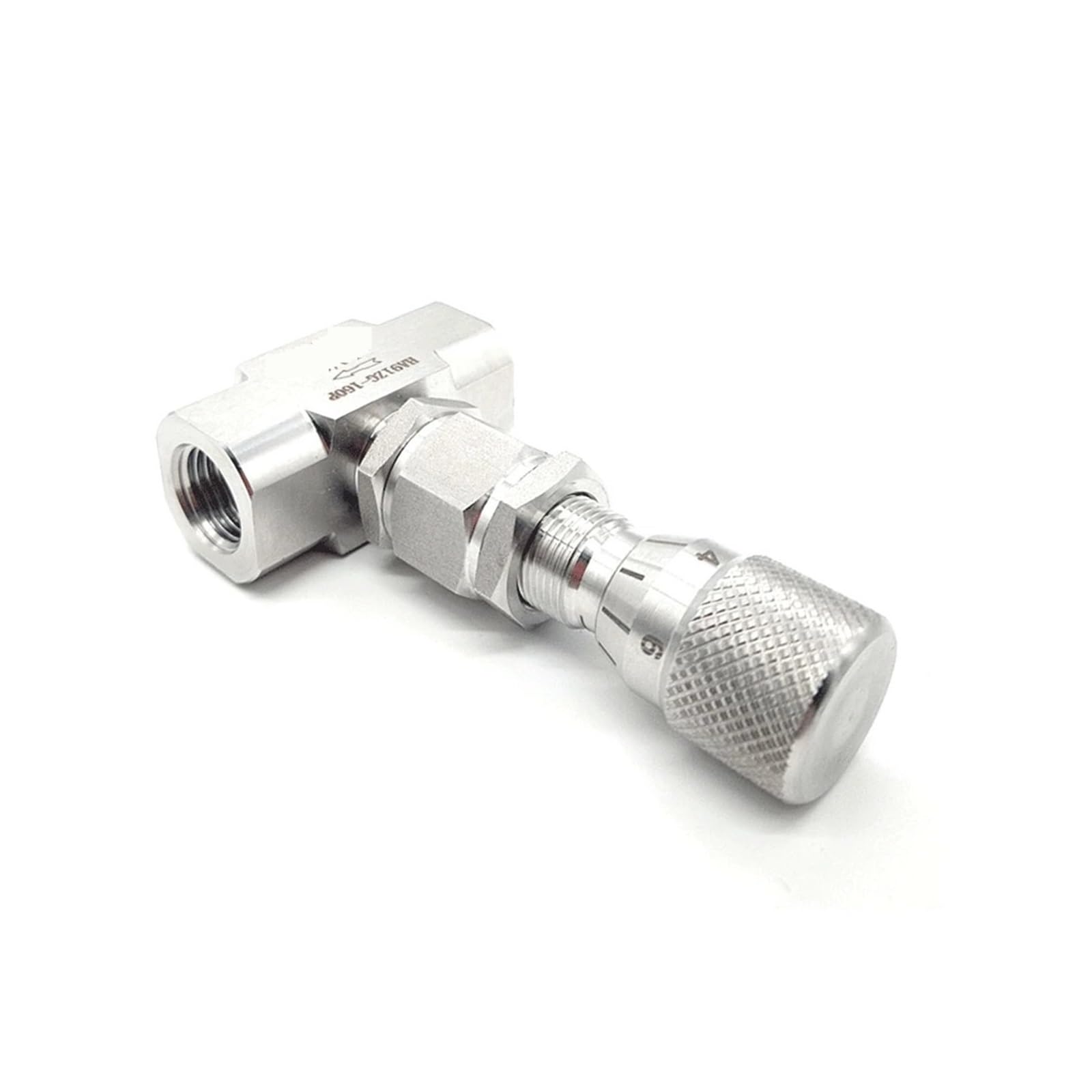 Valvola a sfera, 1/8 "1/4" 3/8 "1/2" 3/4 "BSP NPT Femmina Diritta O A Gomito In Acciaio Inox 304 316 Micro Regolazione Del Flusso Valvola A Spillo Di Dosaggio(3/4",NPT_2MM_STRAIGHT SS304)