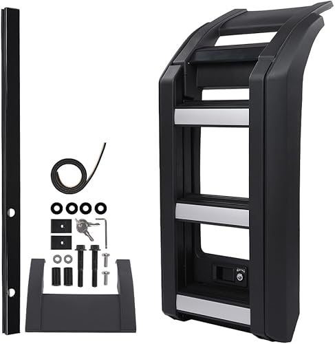 PIT66 Escalera de acceso lateral para portaequipajes lateral compatible con Land Rover Defender 110 2020-2023Land Rover Defender 90 2021-2023