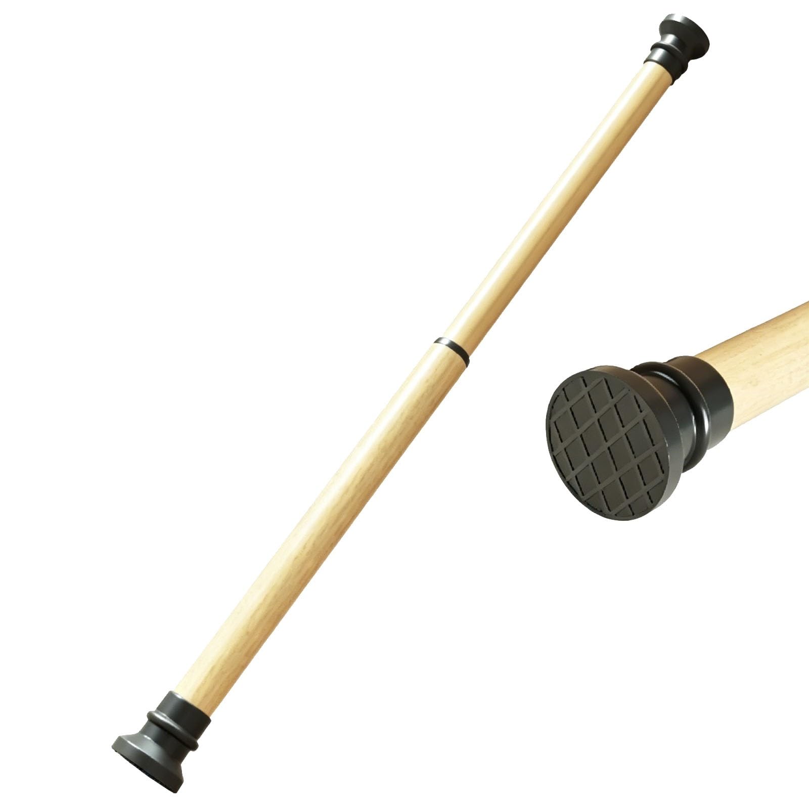 Barre de rideau sans percage ajustable pour dressing et salle de bain
