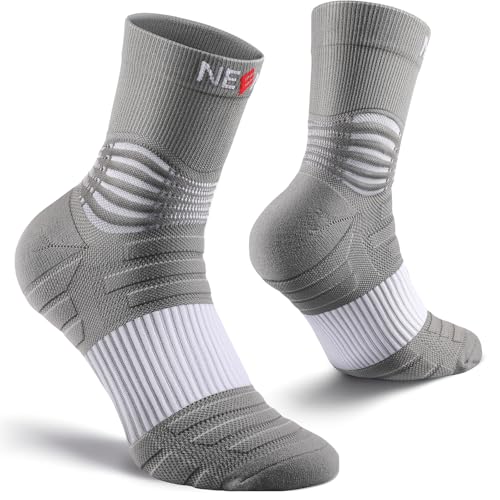 Image of NEENCA Professional Compression Socks for Women Men Circulation, 20-30 mmHg | Medical Ankle Socks, for Pain Relief, Plantar Fasciitis, Swelling, Neuropathy, Nurses, Travel, Pregnancy, Flight, Daily Wear