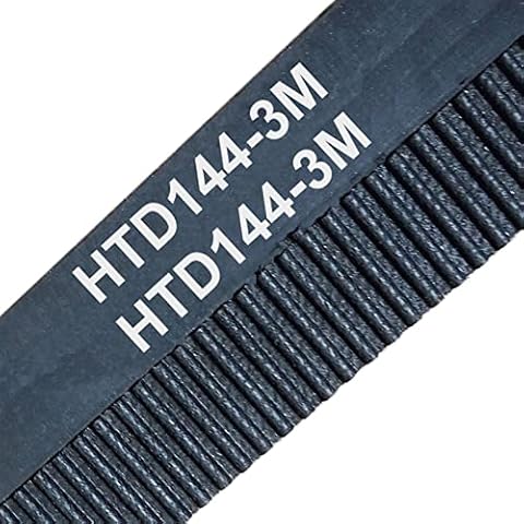 WUXUN Dauerhaft 10 Stück 144. Htd3m 6. Zahnriemenzähne 48 Breite 6mm Länge 144mm Gummi Gleischschleife 144-3M-6 HTD 3M S3M Cover