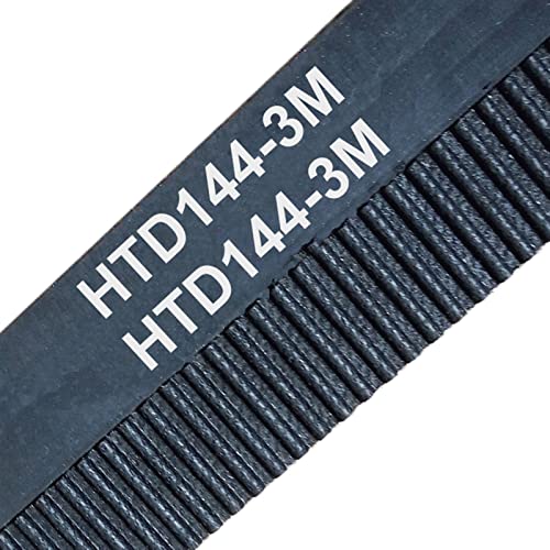 Correas de distribución HTD3M-144 de goma contra holguras mecánicas