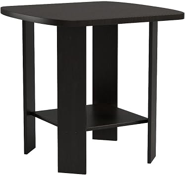 Furinno SIMPLE DESIGN Set of 2 Side Table, 2-Tier End Table, Espresso
