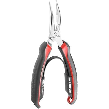 Facom 193a 16cpe 1 2 Ronde Pinces Rouge Noir 160 Mm Amazon Fr Bricolage