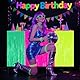 Glühen in der dunklen Party Supplies Fransen Tisch Rock, 2 Pack bunte fluoreszierende Tabelle Röcke Glow Luftschlangen für Neon Geburtstag Party Dekorationen