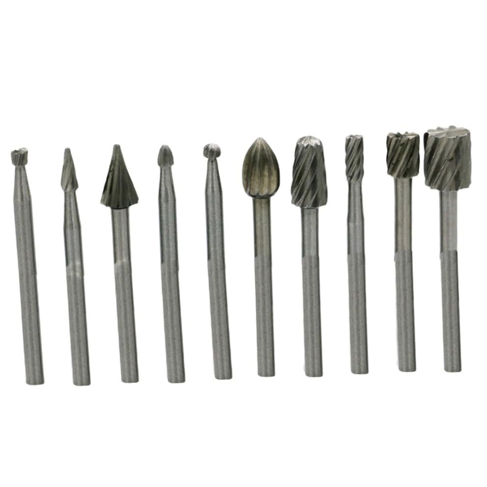 Set de 10 fresas rotativas para madera y aluminio miniatura 6