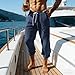 Mens Relaxed Fit Yoga Beach Long Shorts 3/4 Below Knee Length Running Lounge Capri Pants Harem Sports Shorts Dark Blue