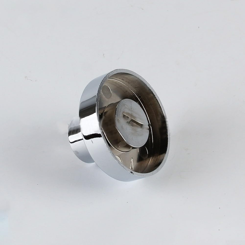 Soporte de Pared para Barra de Ducha de 25 mm, Resistente y Duradero en ABS, Fácil Instalación, Accesorio de Baño en Color Plateado