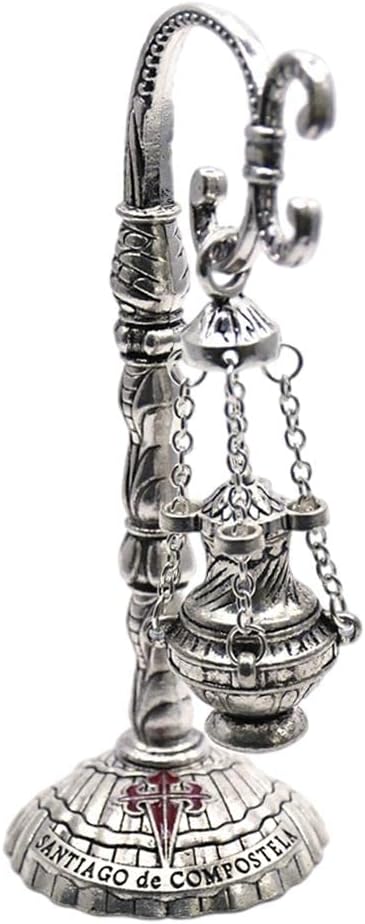 Alloy er Pendant Censer Orthodox Christian Byzantine Greek Thurible for Home Decoration, S