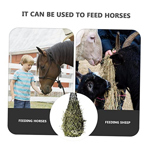 POPETPOP 2 Peças Bolsa De Malha Para Alimentação De Cavalos Bolsa De Armazenamento Tecida Sacos De A