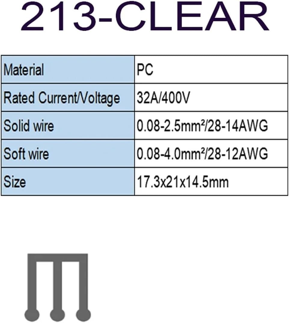 10pcs Mini Fast Connector Wire Connector Universal Cable Compact Wire Conductor Spring Splicing Push in Terminal Block