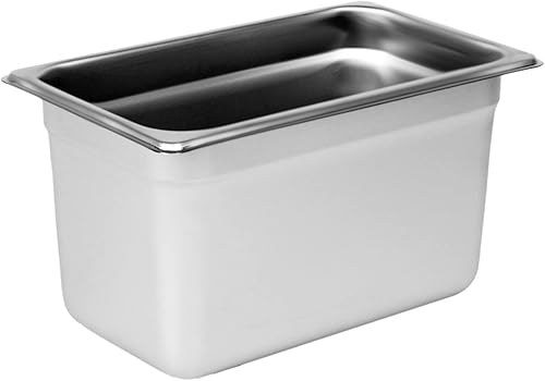 Miniatura 10 de Tiger Chef Cubierta de acero inoxidable para mesa de vapor de tamaño 23, tapas sólidas de dos terceros tamaños antiadherentes para sartén de vapor