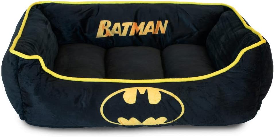 Buckle-Down Dog Bed DC Comics Batman Medium, One Size, 25.0" L x 19.0" W x 7.0" Th