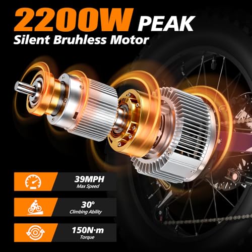 Image of Electric Dirt Bike for Adults 1500W-4700W, 48V /60V 15-32Ah Removable Battery, 35-50 MPH,80lbs Aluminum Frame, Full Suspension, Hydraulic Brakes, All-Terrain Off-Road Ebike, LCD