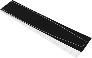 for Console Middle Skin, Host Middle Strip Sticker Center Part Strip Film for Optical Drive Edition Host, and Scratch (Brushed Black)